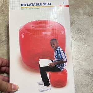 Inflatable seat 15 by 15 inches